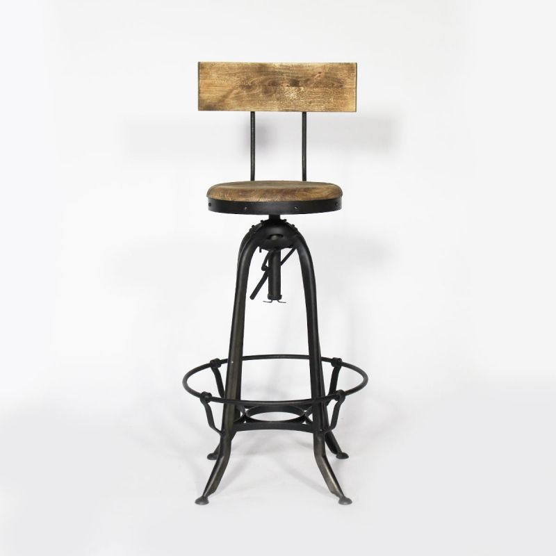 Tabouret de table avec dossier