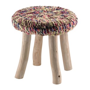 Tabouret laine