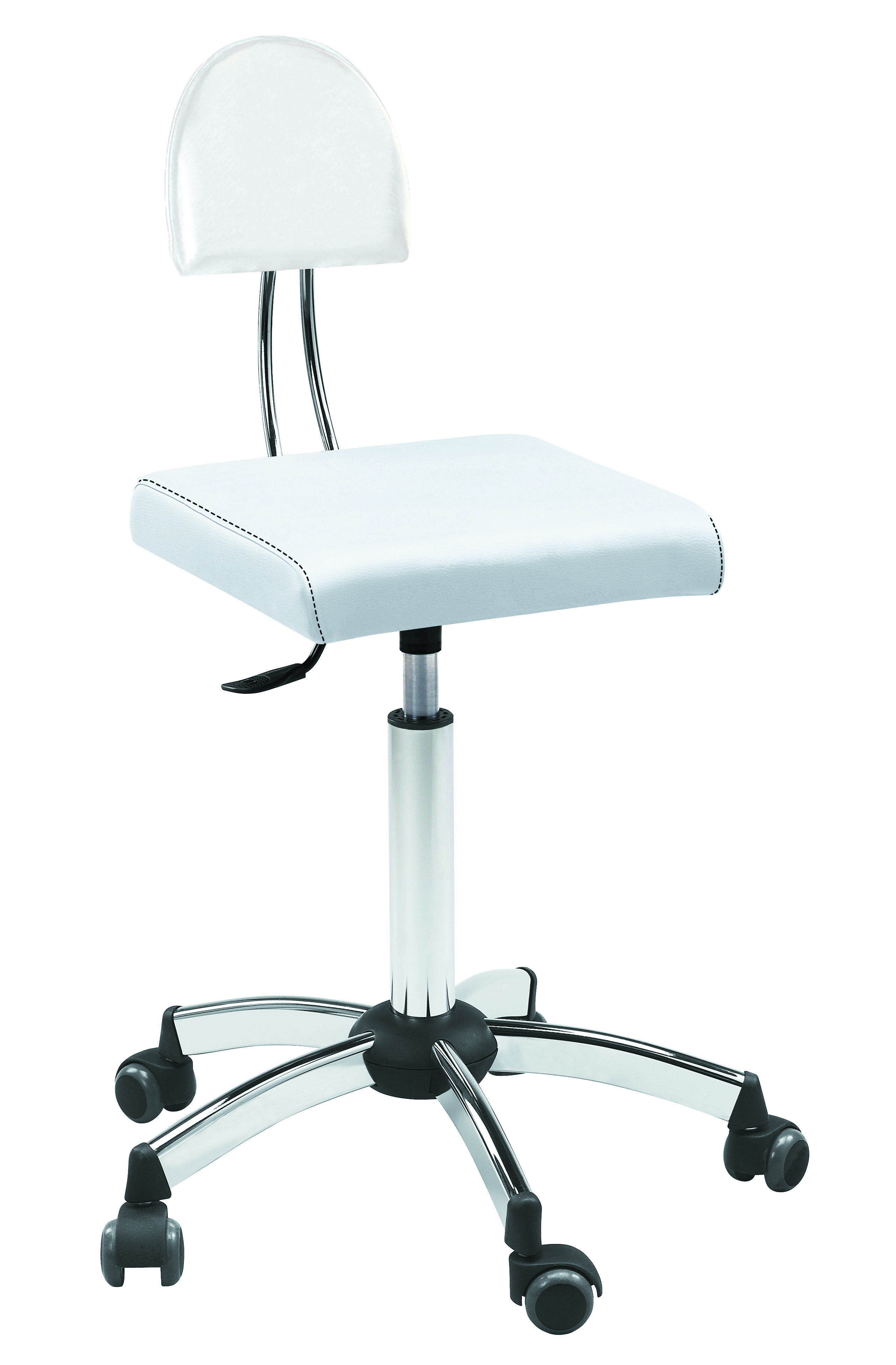 Tabouret avec dossier pour coiffeuse