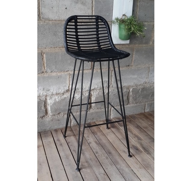 Tabouret de bar design noir