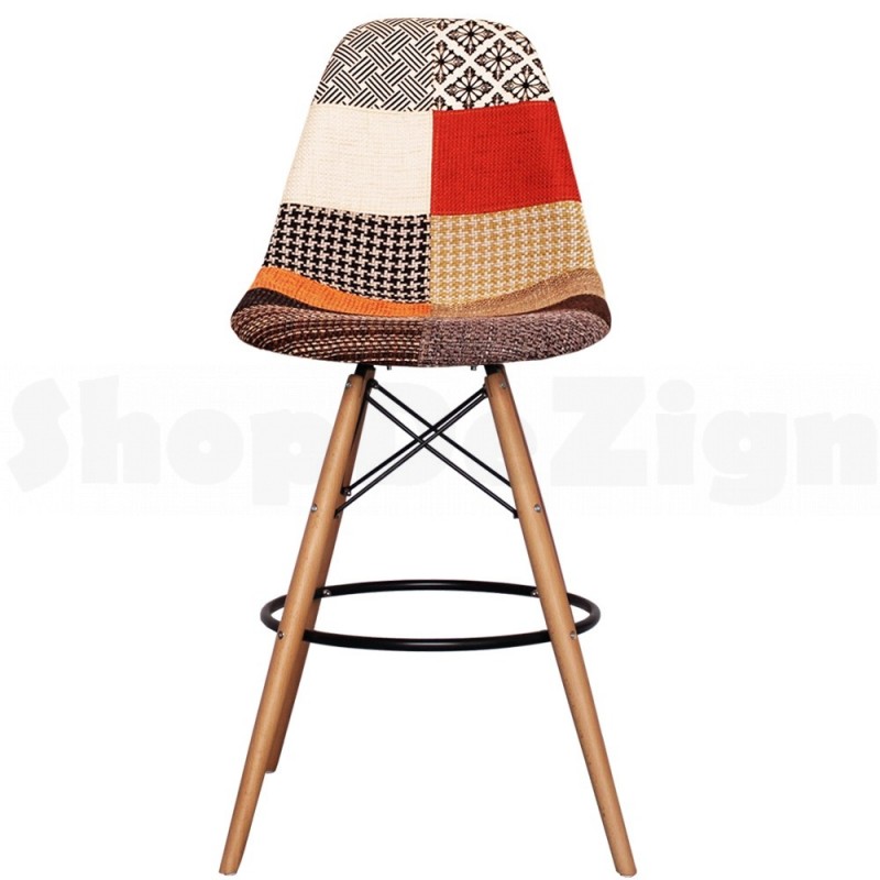 Tabouret de bar daw patchwork