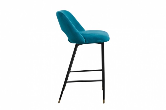 Tabouret de bar velour