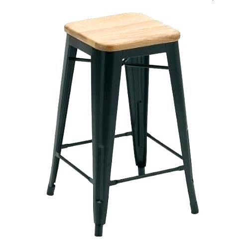 Tabouret metal imitation tolix