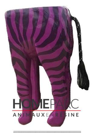 Tabouret zebre