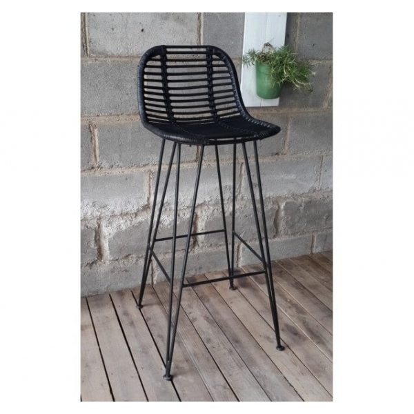 Chaise de bar noir