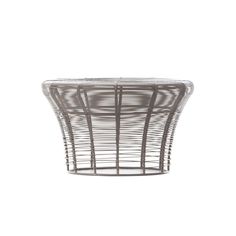 Tabouret bas taupe
