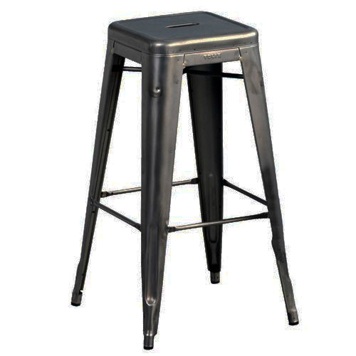 Tabouret tolix noir mat