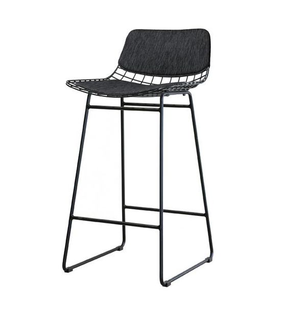 Tabouret de bar fil métal