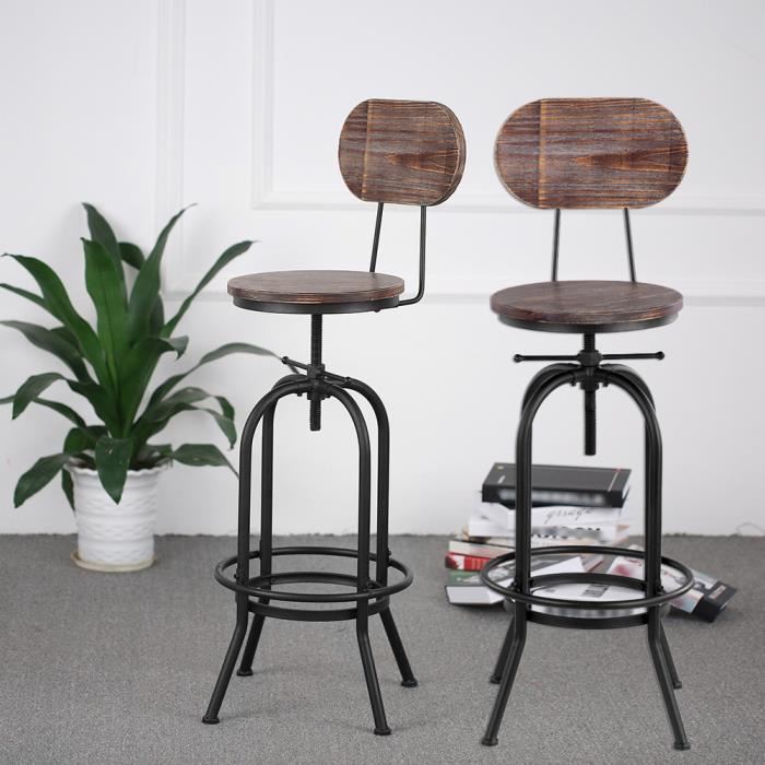 Tabouret de bar grande hauteur d'assise