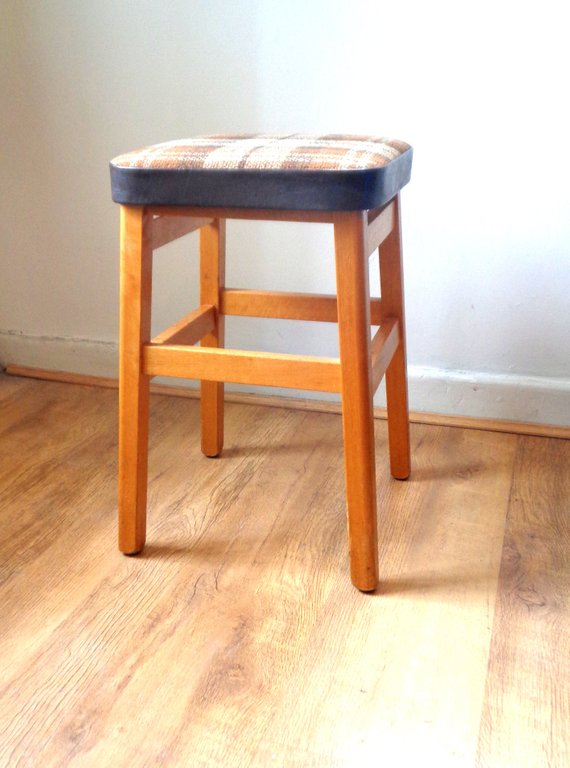 Tabouret motif anglais