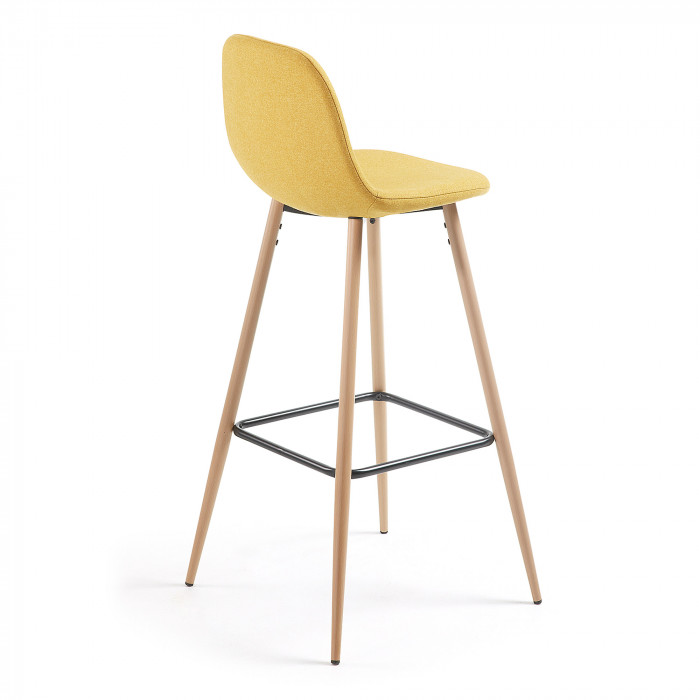 Tabouret de bar moutarde