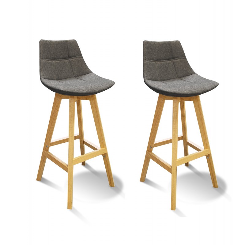 Tabouret de bar vogue gris