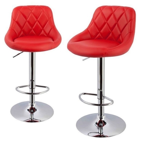 Tabouret design avec dossier réglable en hauteur