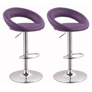 Tabouret de bar mauve