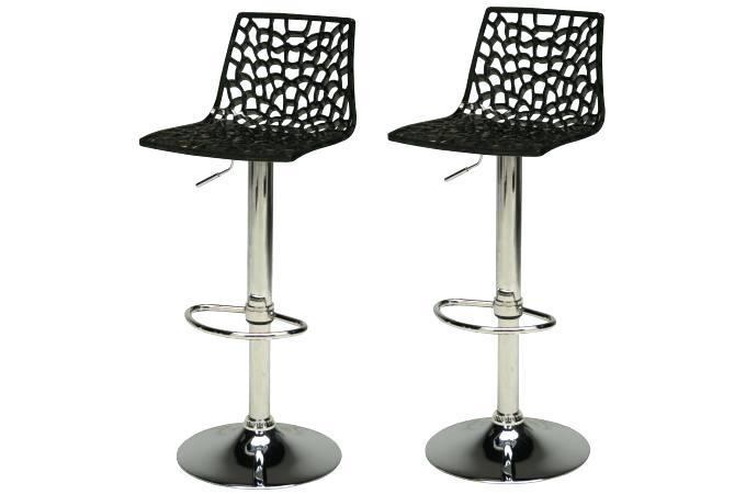 Tabouret de bar crunch noir