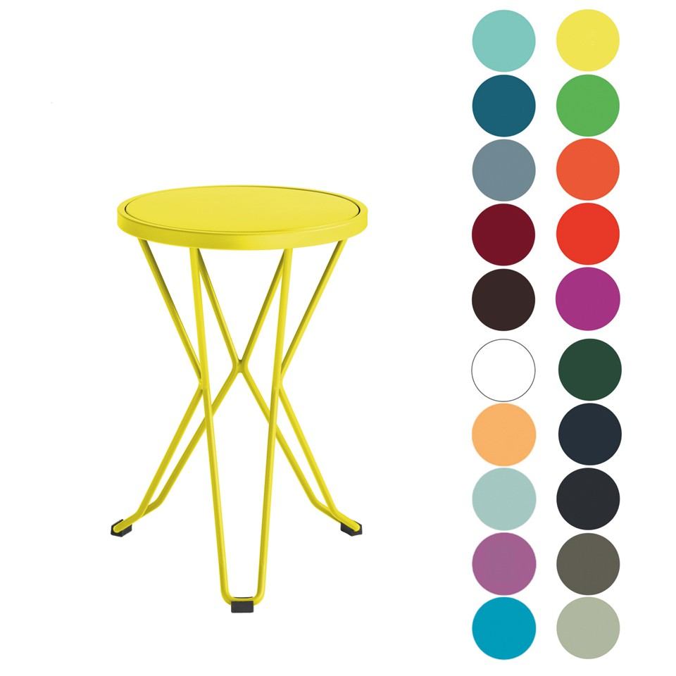 Tabouret bas couleur