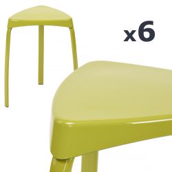 Tabouret bas vert