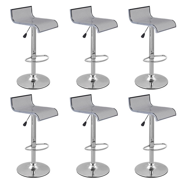 Tabouret de bar wave gris