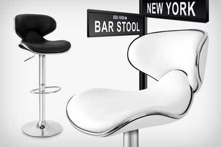 Tabouret de bar york noir