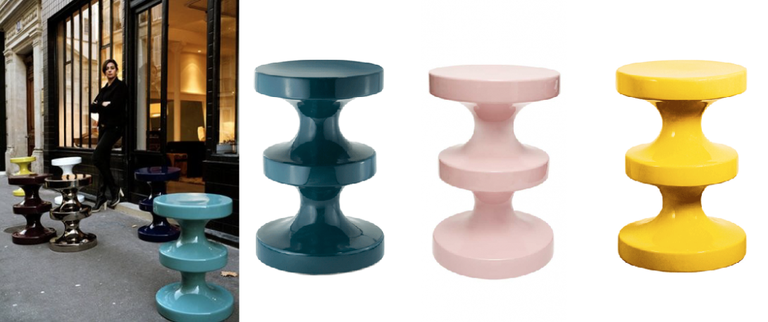 Tabouret india mahdavi monoprix