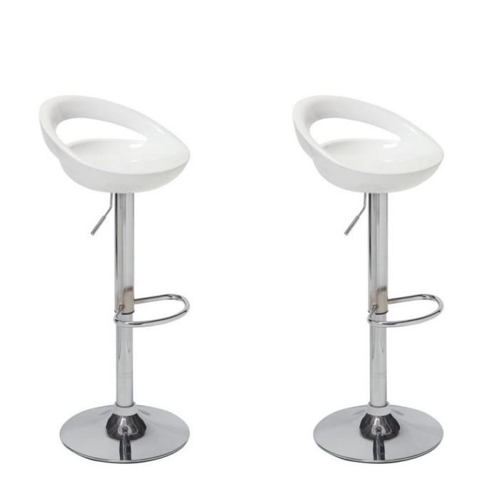 Tabouret de bar comet blanc