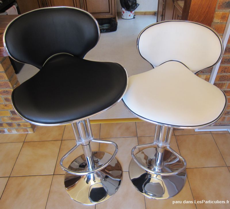 Tabouret de bar shoko coloris blanc