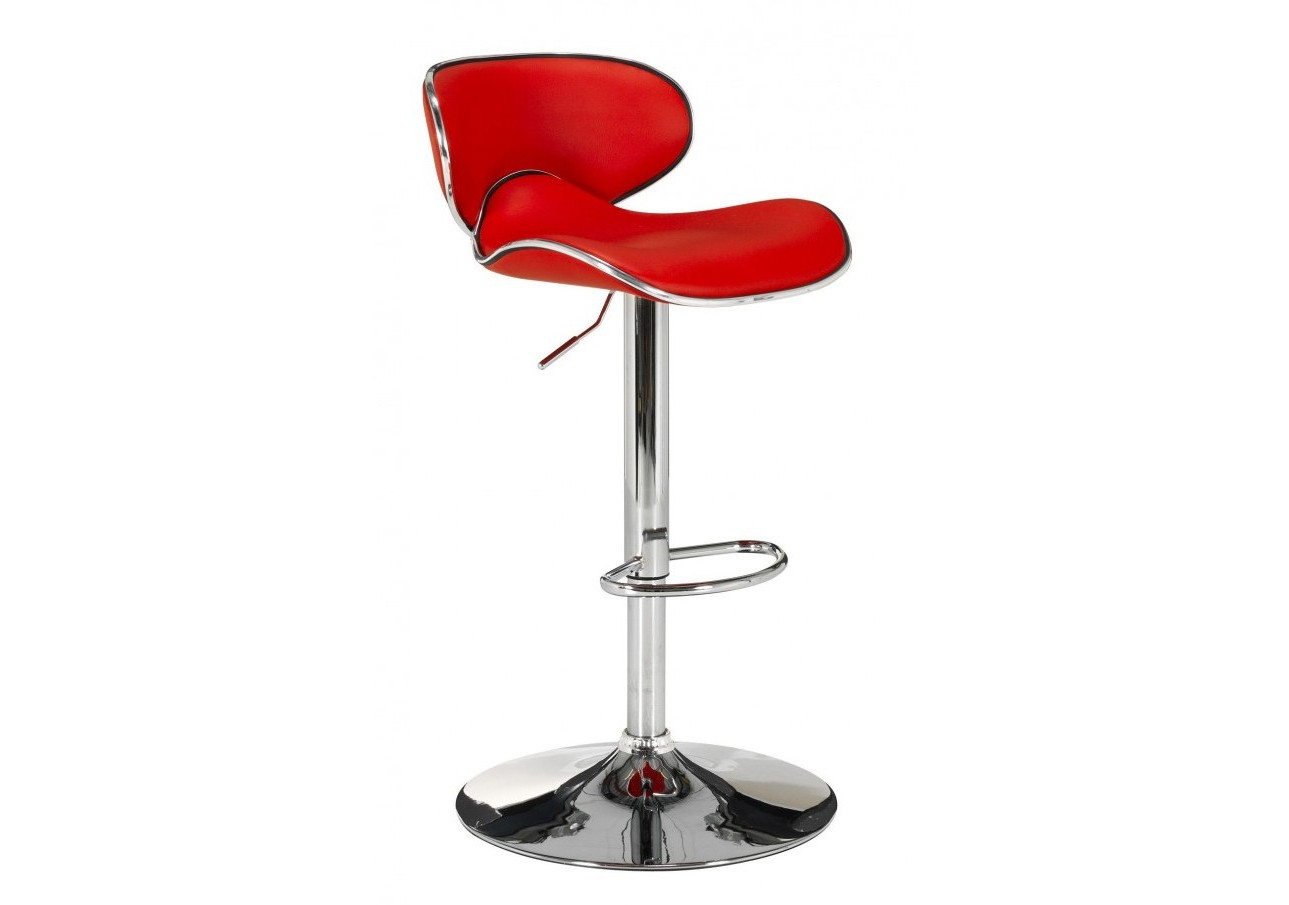 Tabouret de bar york rouge