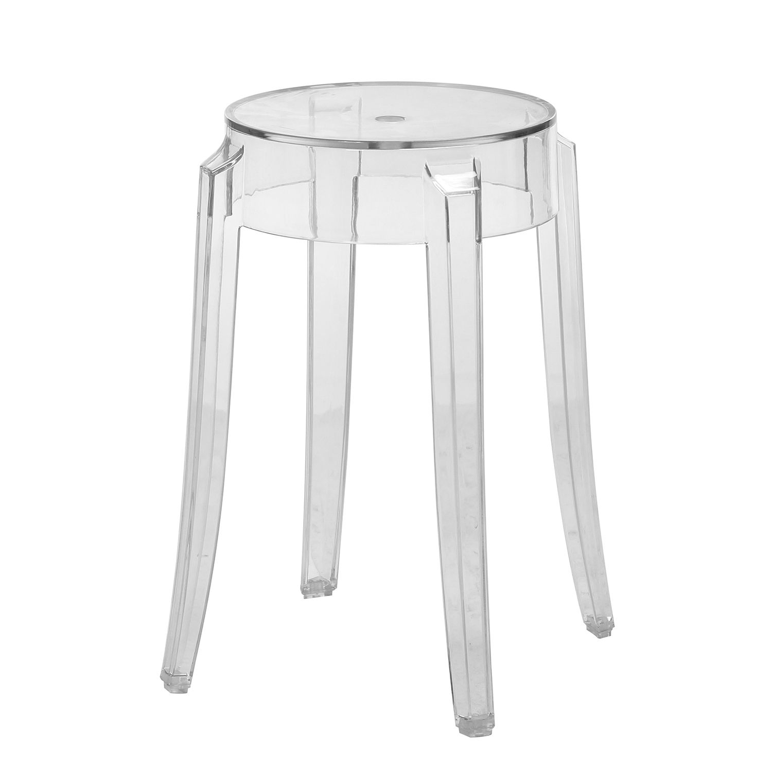Tabouret bas en polycarbonate