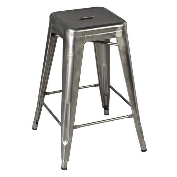 Tabouret tolix fleux