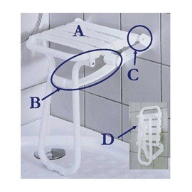 Lot tabouret pliable