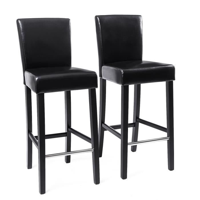 Tabouret de bar pieds noirs