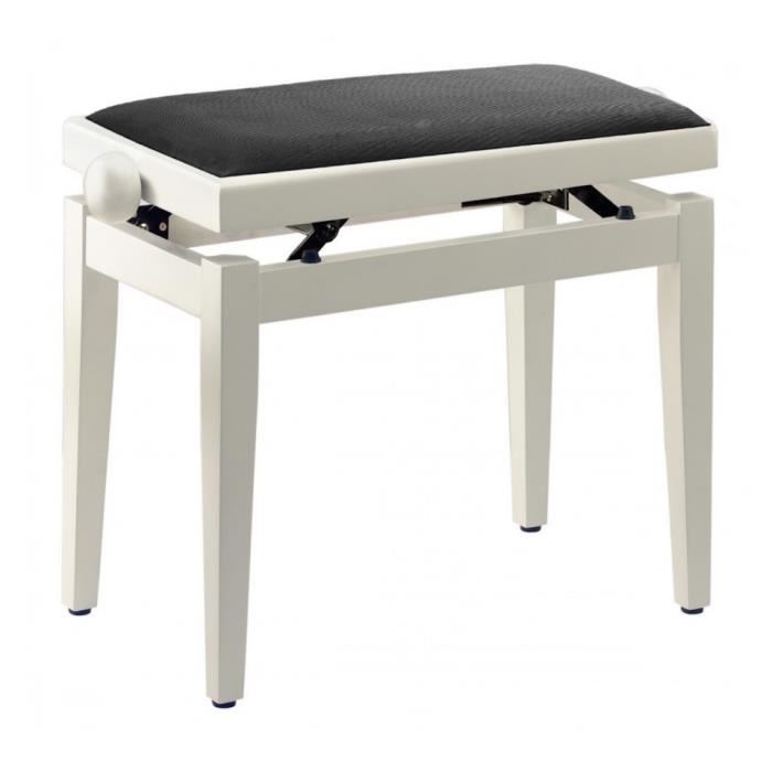 Banquette piano noir velours