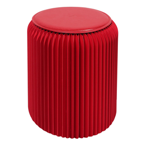 Tabouret pliable rouge