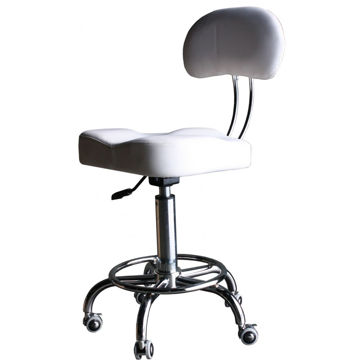Tabouret a roulette dossier