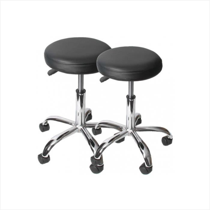 Tabouret design roulette