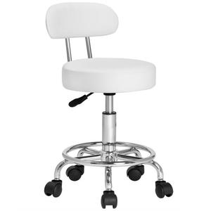 Tabouret bas blanc pas cher
