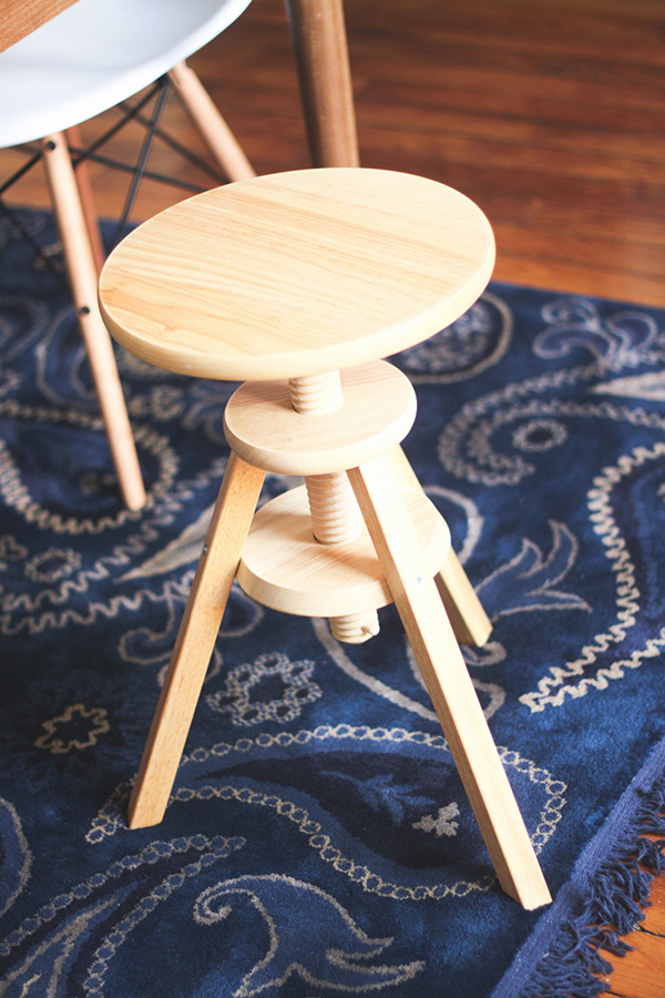 Tabouret à visser bois