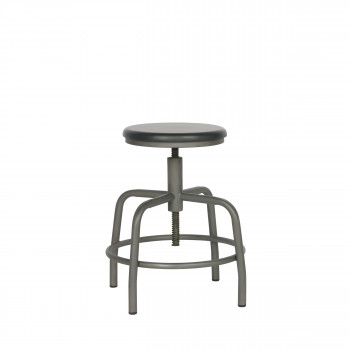 Tabouret bas acier