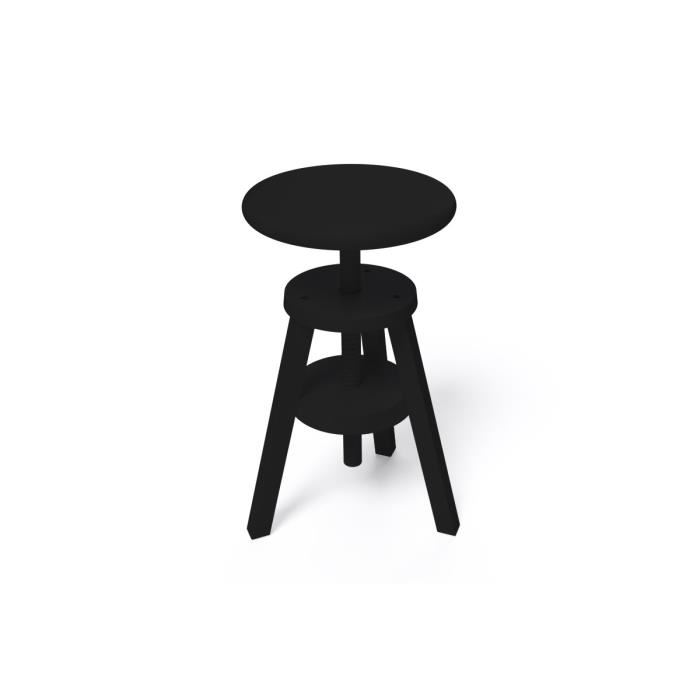 Tabouret à vis d'atelier