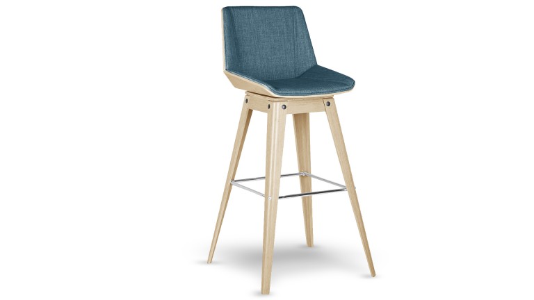 Tabouret bar pied en bois