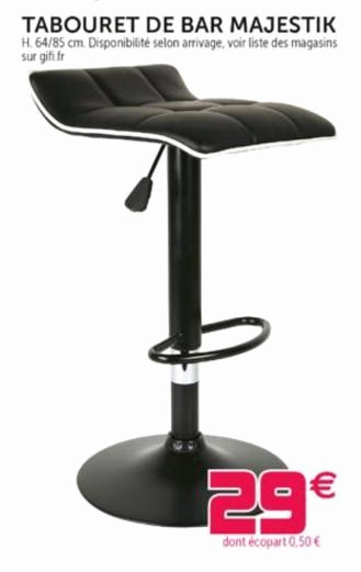 Tabouret de bar coca cola gifi