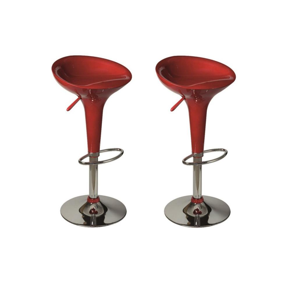 Tabouret bar design rouge