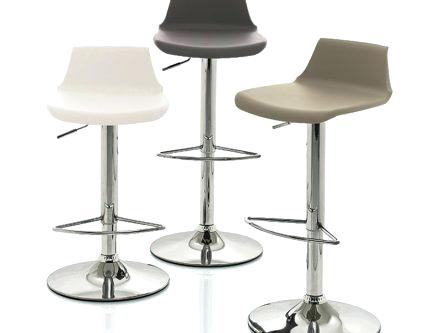 Tabouret de bar design couleur taupe