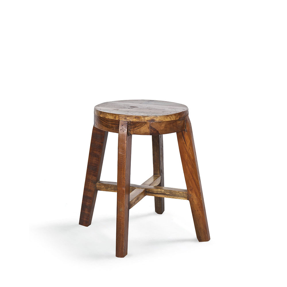 Tabouret bas en fer
