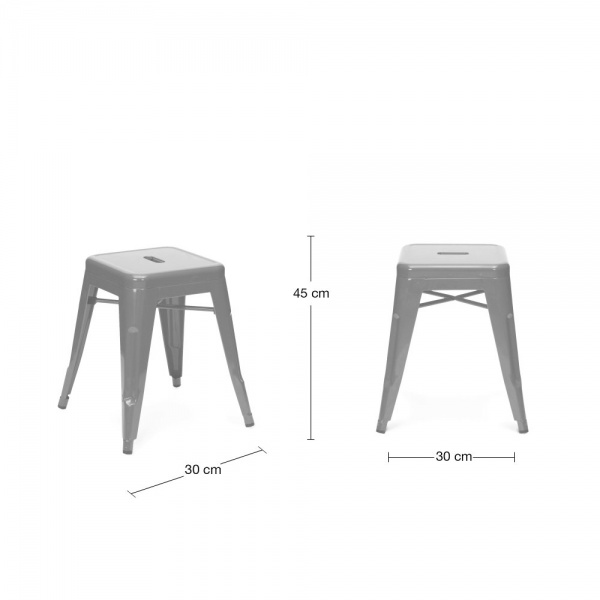 Tabouret bas tolix