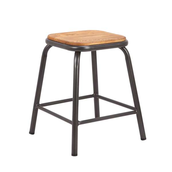 Petit tabouret bas bois
