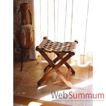 Tabouret pliant marine