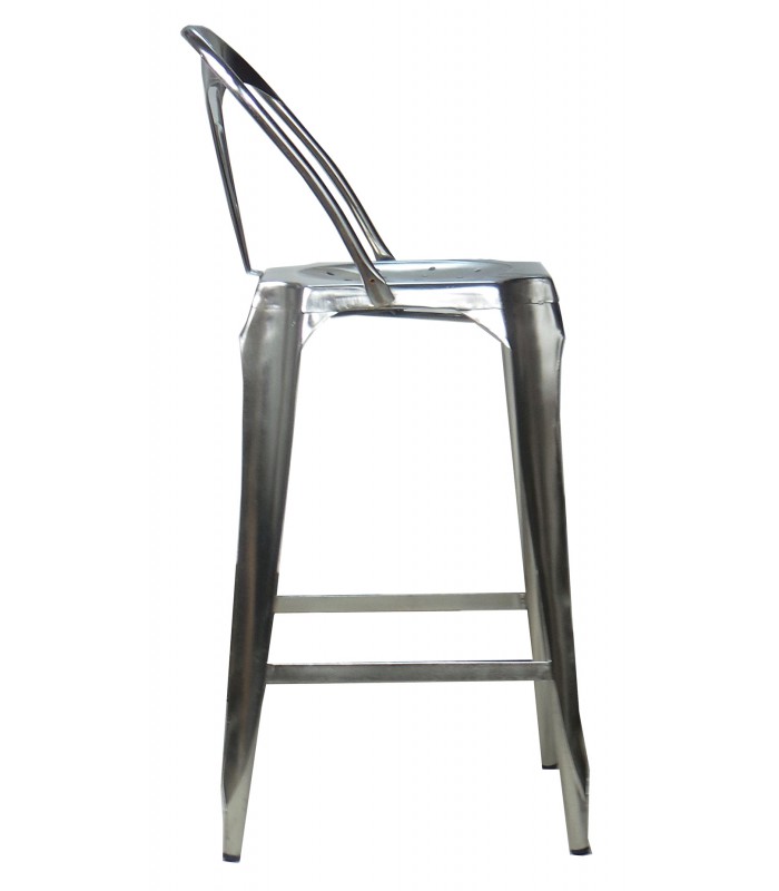 Tabouret de bar industriel style tolix