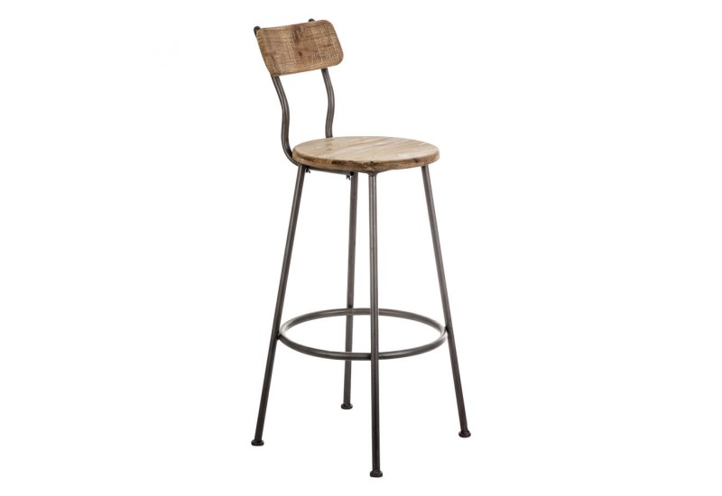 Tabouret ilot avec dossier