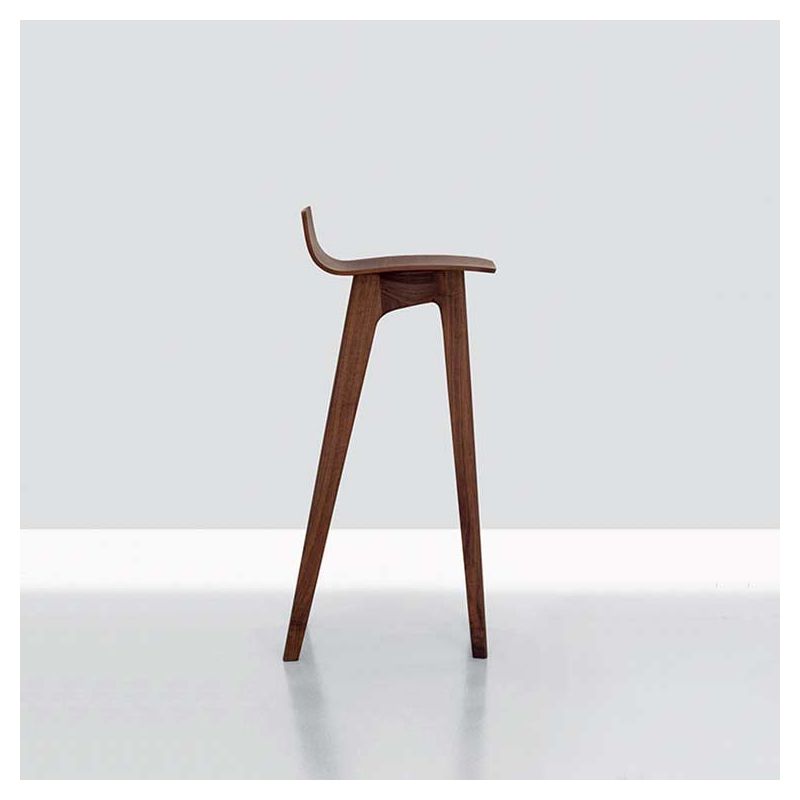 Tabouret de bar noyer